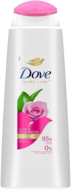 Dove Aloe & Rose Water Shampoo